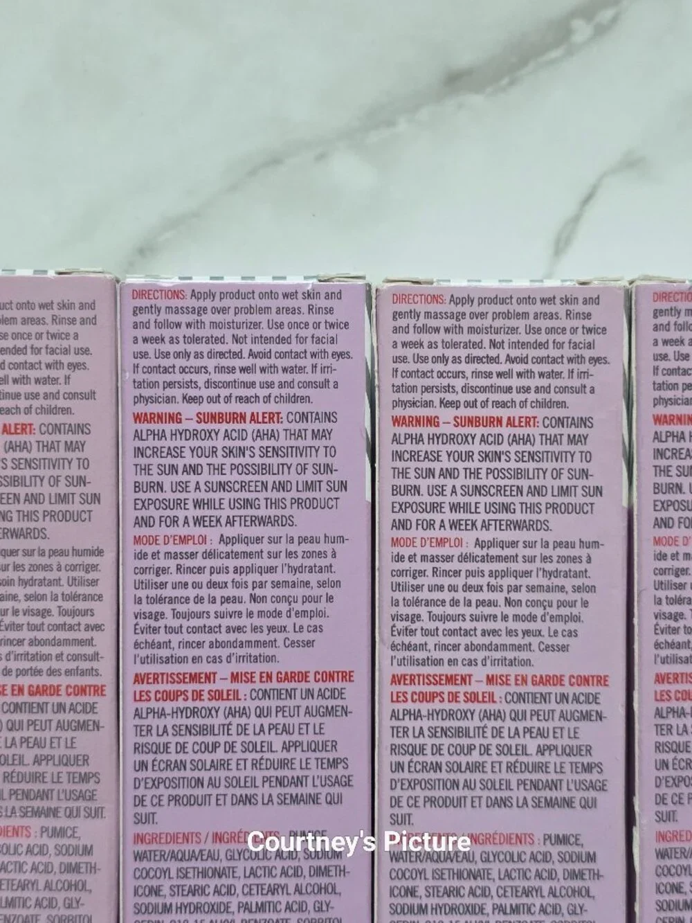 5 x KP FIRST AID BEAUTY Body Scrubs (1 oz. each)